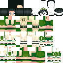 Toph Beifong Avatar / Earthbender / Earth Bender / Blind / ATLAS / Green skin texture file (128×128 HD)