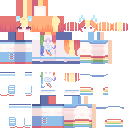 rainbow dash / mlp / my little pony skin texture file (128×128 HD)