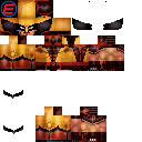 Classic Wolverine: X-Men '97 (Season 1: James 'Logan' Howlett: Marvel Animation: 2024) skin texture file (128×128 HD)