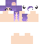 purple haired girl base skin texture file (64×64)