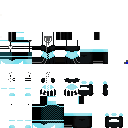 Black & Blue skin texture file (128×128 HD)