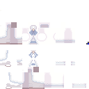 (V9) ⚜️🪽Angel Royalty🪽⚜️ white blue heaven light skin texture file (128×128 HD)