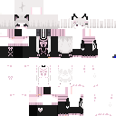 White and Black #EA14 skin texture file (128×128 HD)