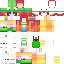 Lily The Frog Girl With A Lily Pad Backpack! skin texture file (64×64)