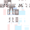 blue girl skin texture file (128×128 HD)