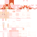 Cute Deer Christmas Girl (Read description) Please don't report... :( skin texture file (128×128 HD)