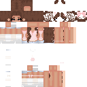original girl summer skin texture file (128×128 HD)