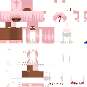 poc edit :: Pink cute girl blood bandage brown black dress skin texture file (128×128 HD)