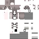 Gray and White #9B2A skin texture file (128×128 HD)
