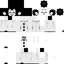 pierrot clown skin texture file (128×128 HD)