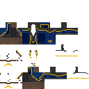 Base Mix-up! - "Hail to the Victors!" (MT Version) - Aaron Saber and Michigan Wolverines skin texture file (128×128 HD)