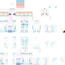 cinnamoroll girl 🩵 skin texture file (128×128 HD)