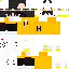 Black and Orange skin texture file (64×64)