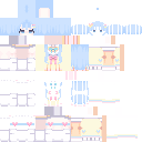 pastel / pink / cute / kawaii skin texture file (128×128 HD)