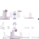 (M) (V9) ⚜️🪽Angel Royalty🪽⚜️ white blue heaven light skin texture file (128×128 HD)