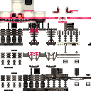 Mangle | [1981-1983] | Fredbear's Family Diner | FNAF 4 | skin texture file (128×128 HD)