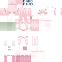 White and Pink skin texture file (128×128 HD)